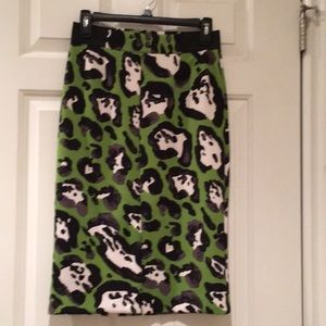 Animal print Pencil skirt